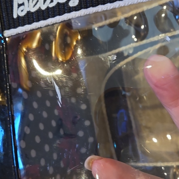 Betsey Johnson Betseyville Unique Clear Vinyl Tote with Removable Drawstring Bag - Picture 12 of 16